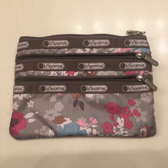 Lesportsac Handbags - 3-Zip cosmetic bag